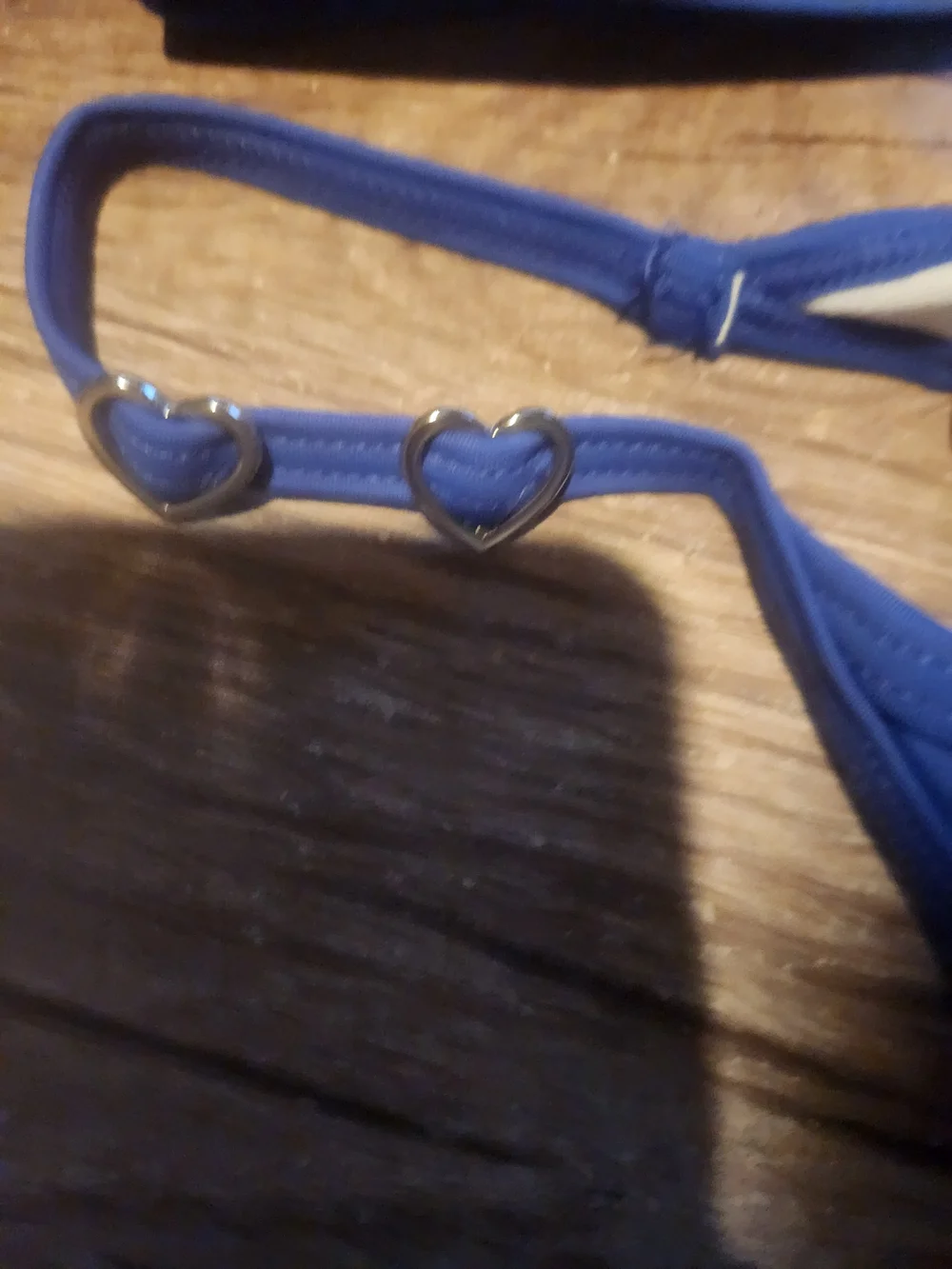 Royal Blue Women's Triangle Bikini Set with Adjustable Straps
